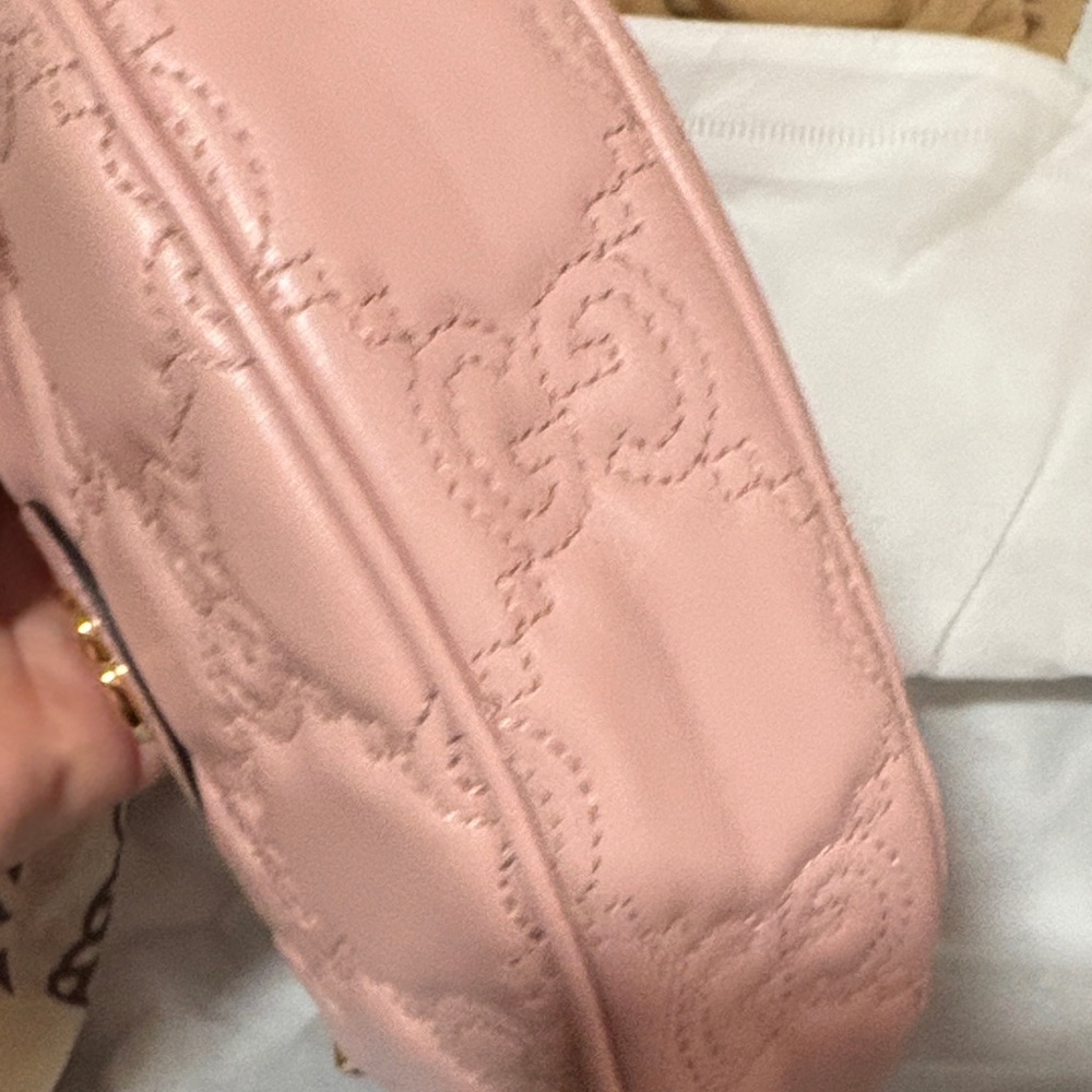 Gucci Light Pink Matalasse Mini Shoulder Bag View 5